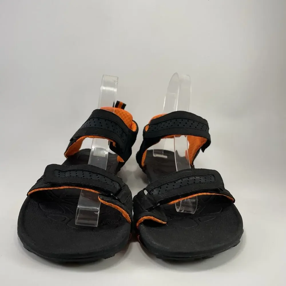 New Balance Minimus Trail M43031 Black Sandals Mens Size 8 Black/Orange Vibram